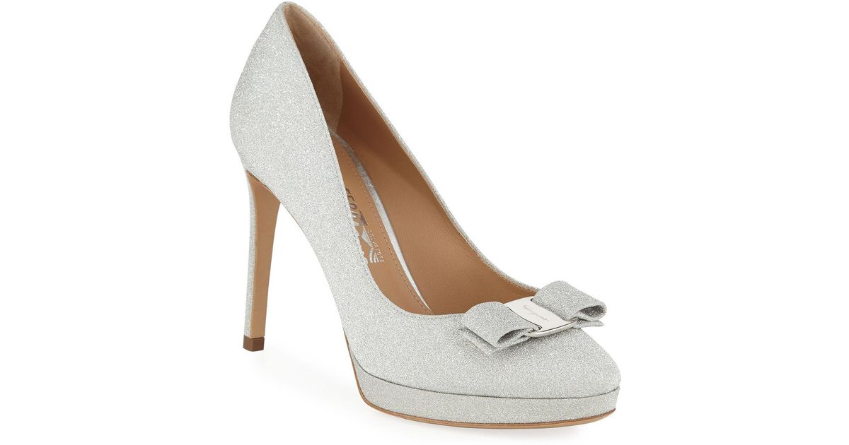 ferragamo platform pump