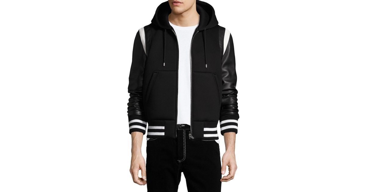 neoprene hooded jacket