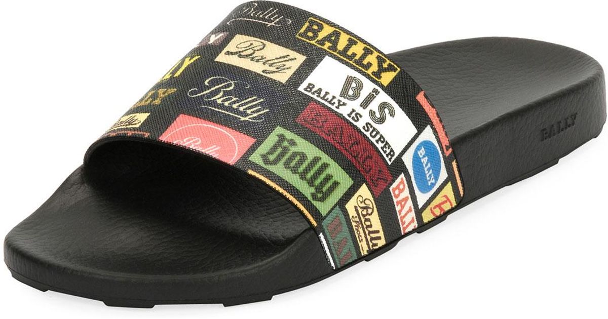 mens bally slides