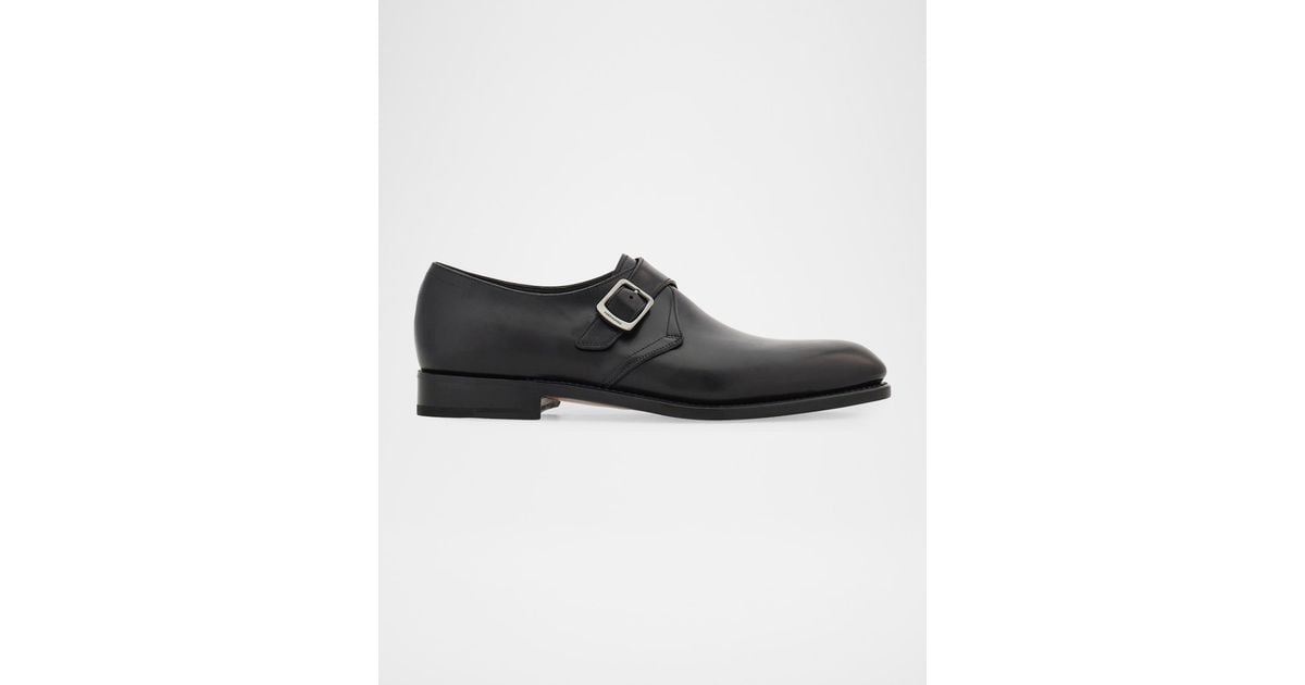 Apos;S Sullivan Tramezza Leather Monk-Strap Loafers