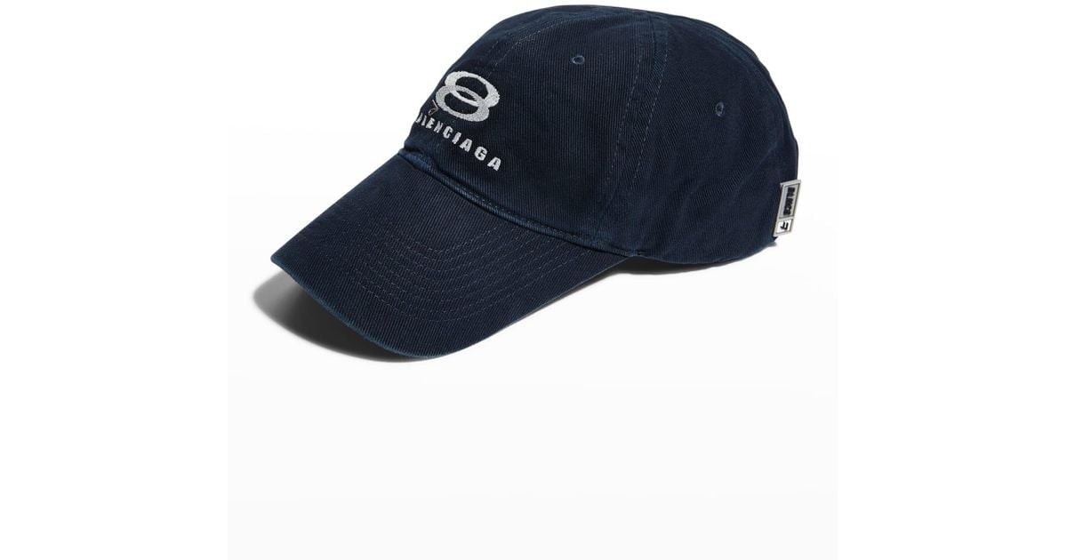 Balenciaga Unity Snowboard Logo Baseball Cap in Blue for Men Lyst