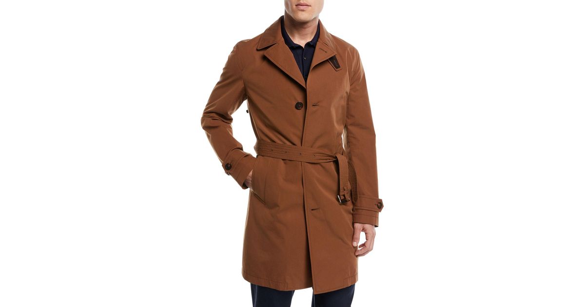 zegna trench coat