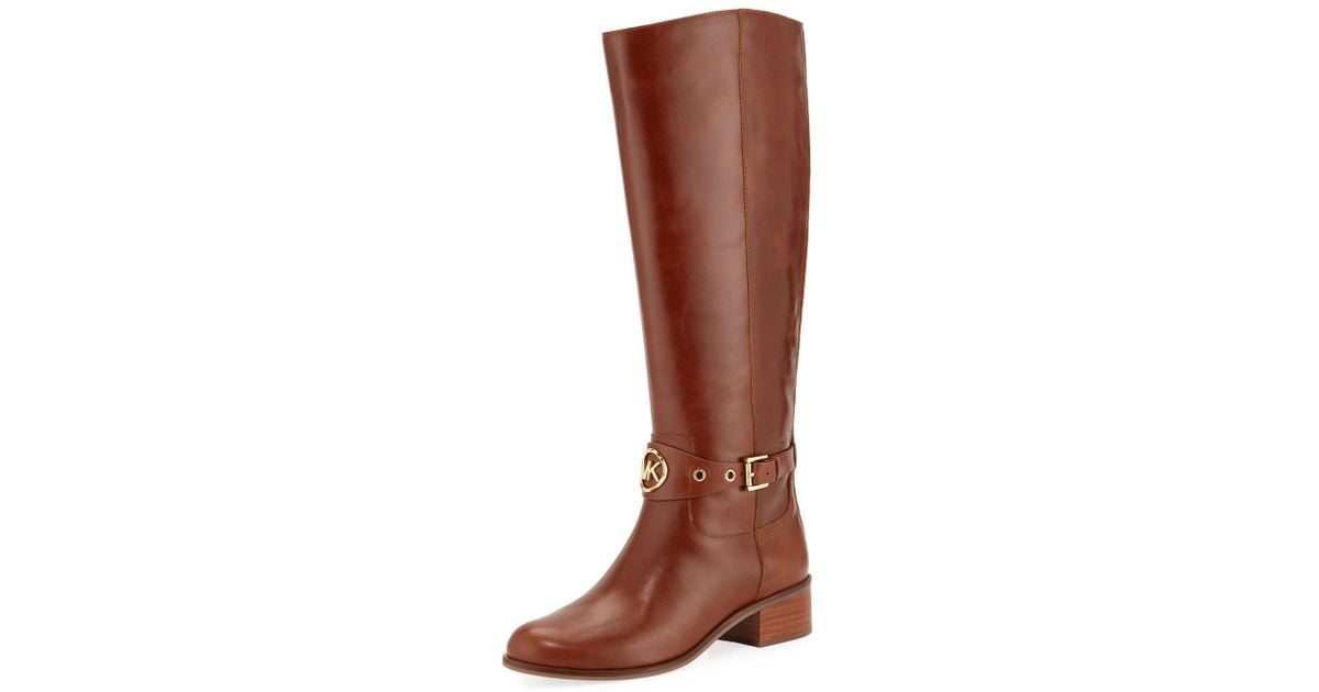 caramel riding boots