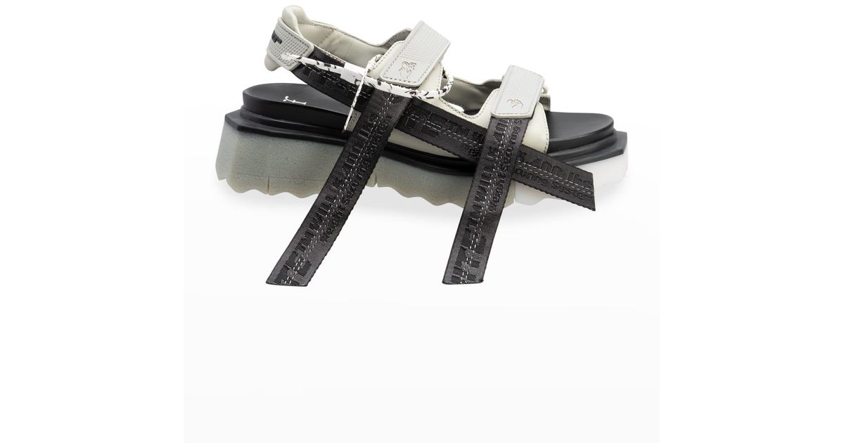 off white trek sponge sole sandals