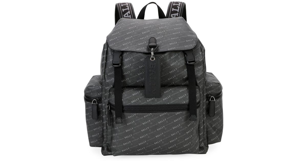 bally backpack leather