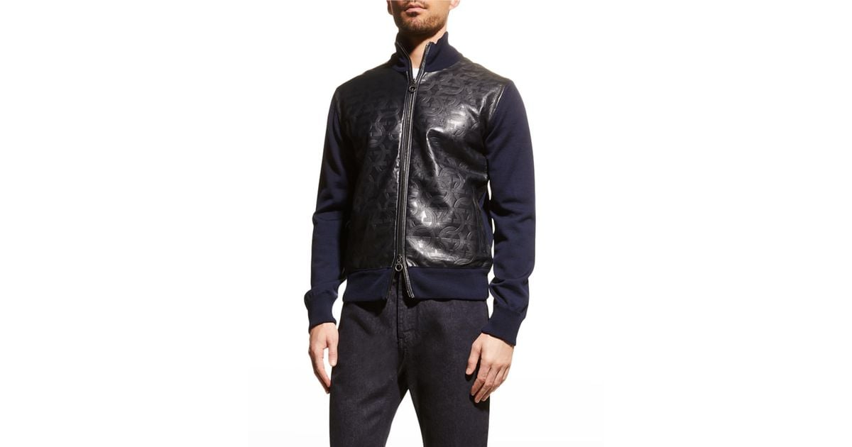 Ferragamo gancini discount knit jacket