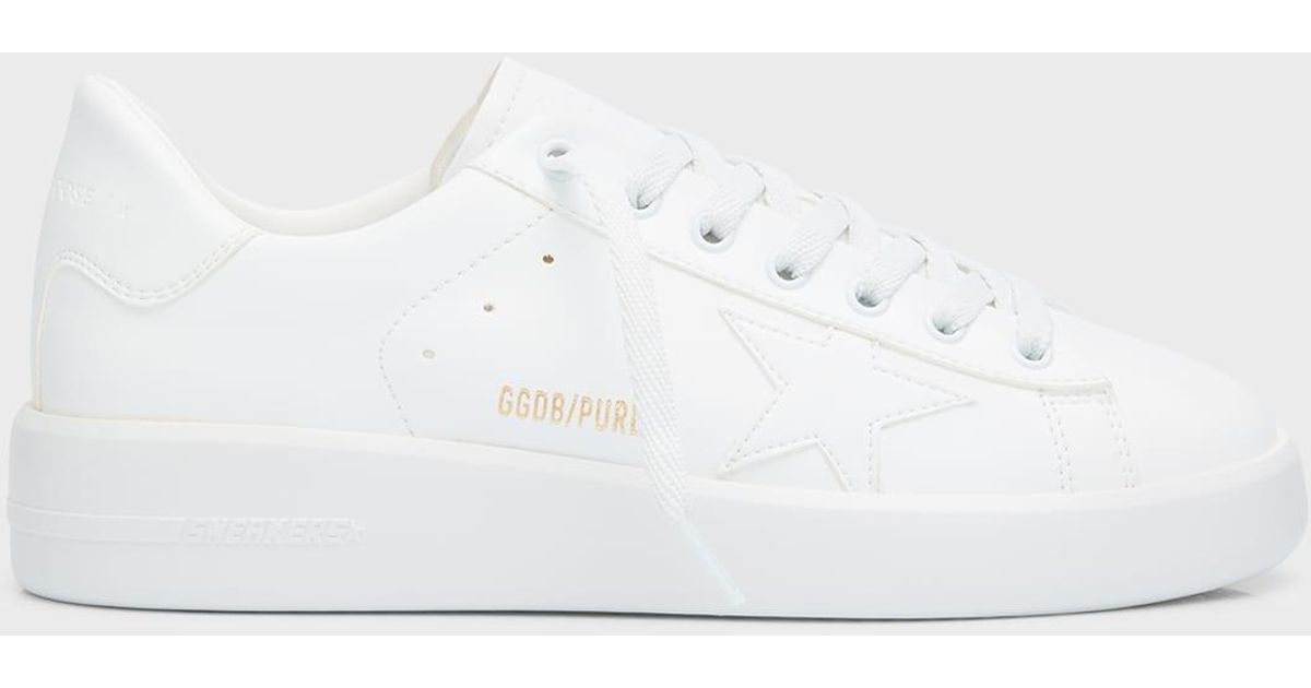Golden Goose Pure Star Vegan Lowtop Sneakers in White Lyst