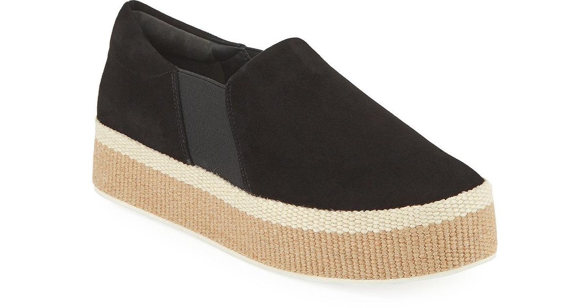 vince wilden flatform espadrille shoe