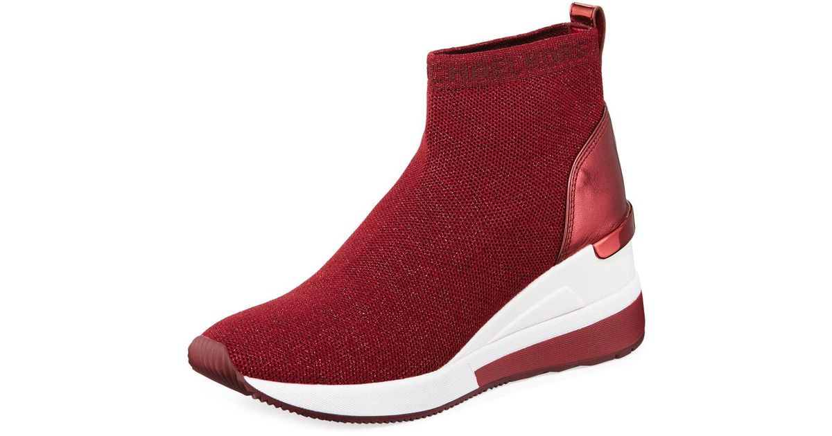 michael kors skyler sneaker booties