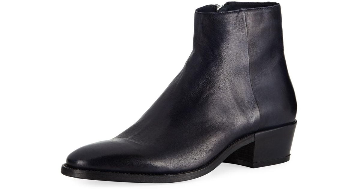 ludlow leather heel boot