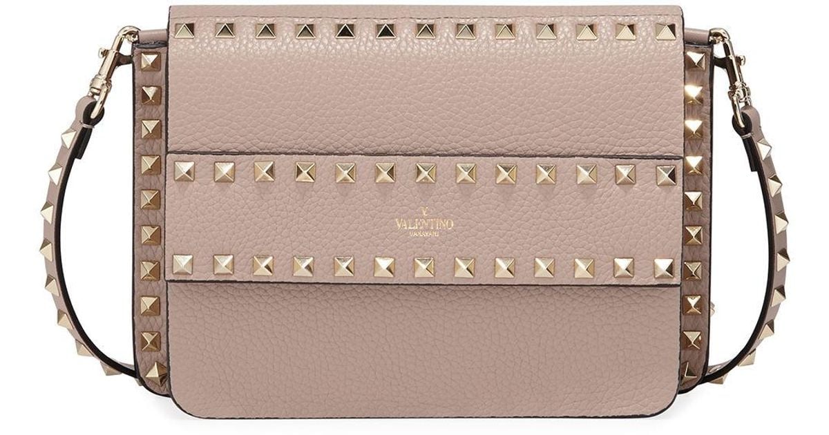 Valentino Garavani Valentino Garavani Small Rockstud Grainy Leather 