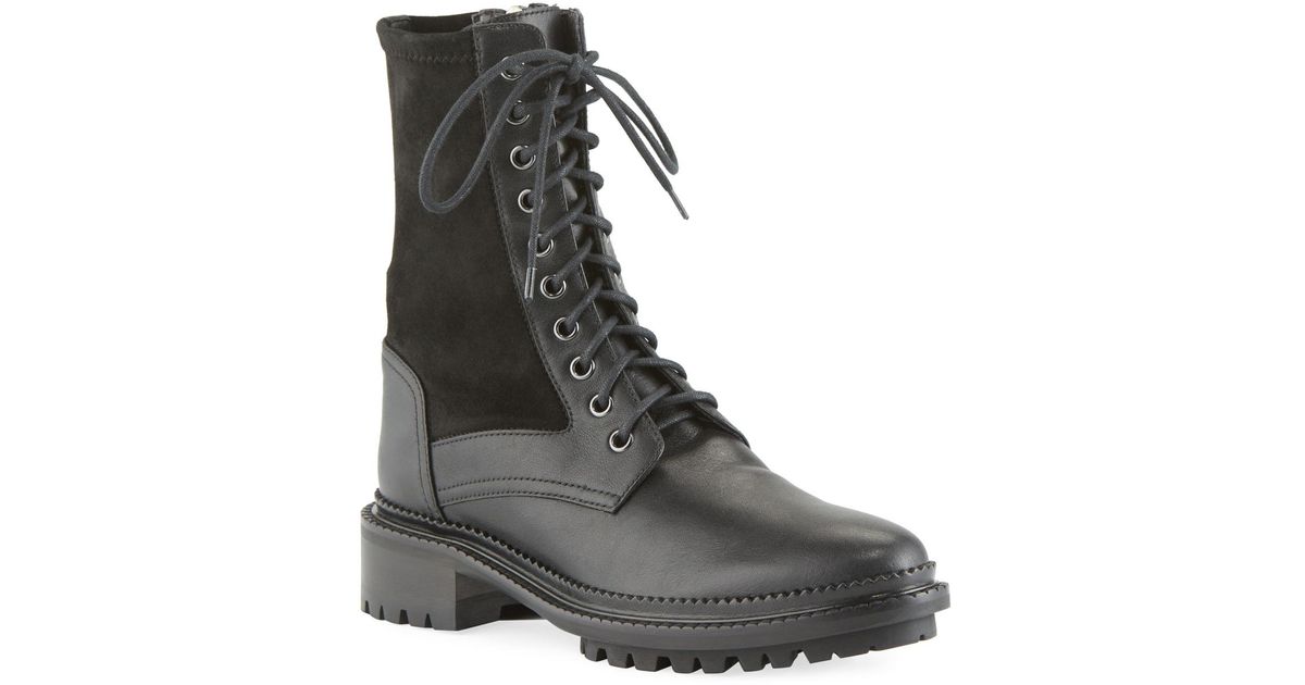 lace up combat booties