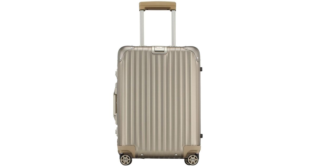 rimowa titanium cabin trolley