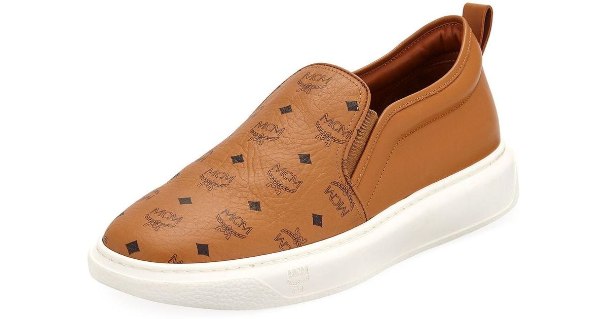 Visetos Canvas/leather Slip-on Sneakers 