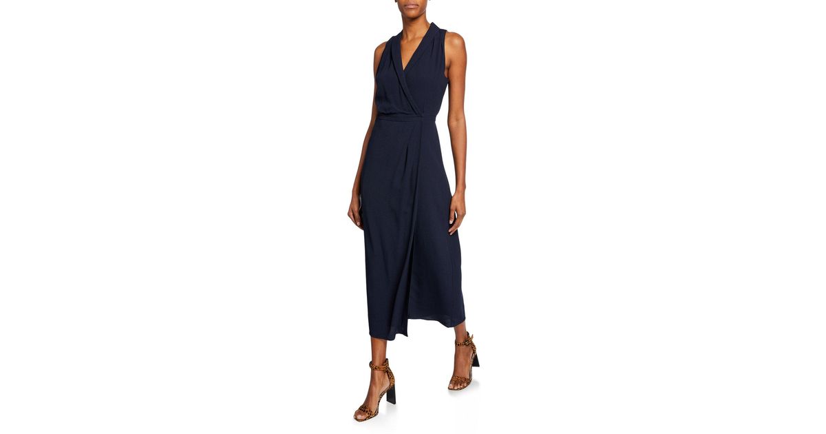 equipment katherine wrap dress