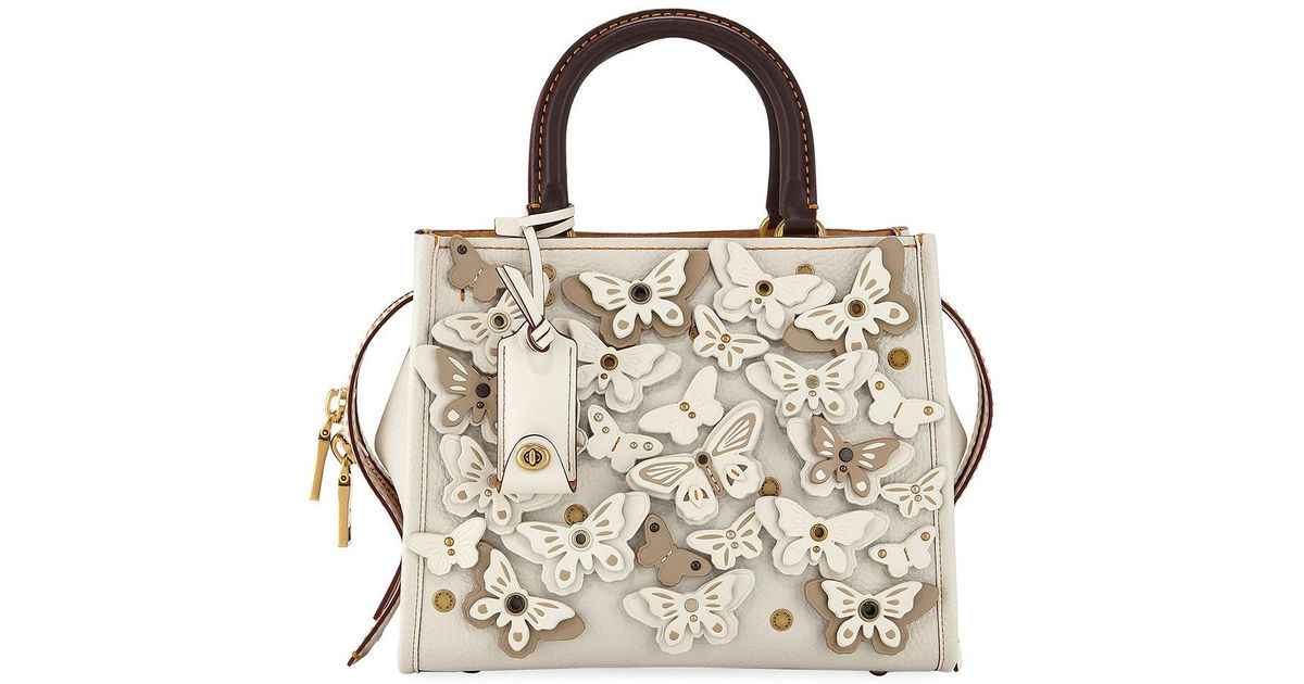 coach butterfly tote