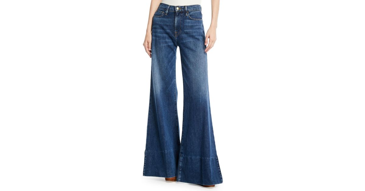 denim palazzo jeans