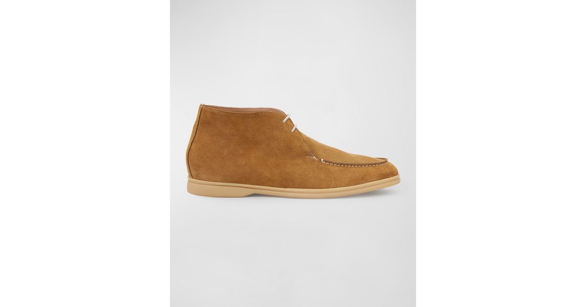 Bruno Magli Leather Chukka Boots in Brown for Men | Lyst