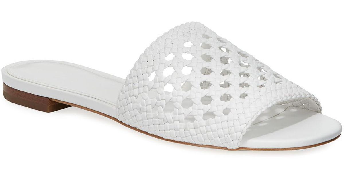 augustine woven slide sandal