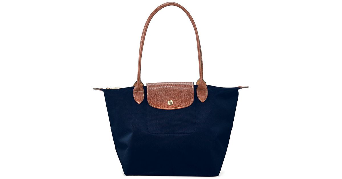 Longchamp Synthetic Le Pliage Medium Handbag in Blue - Lyst