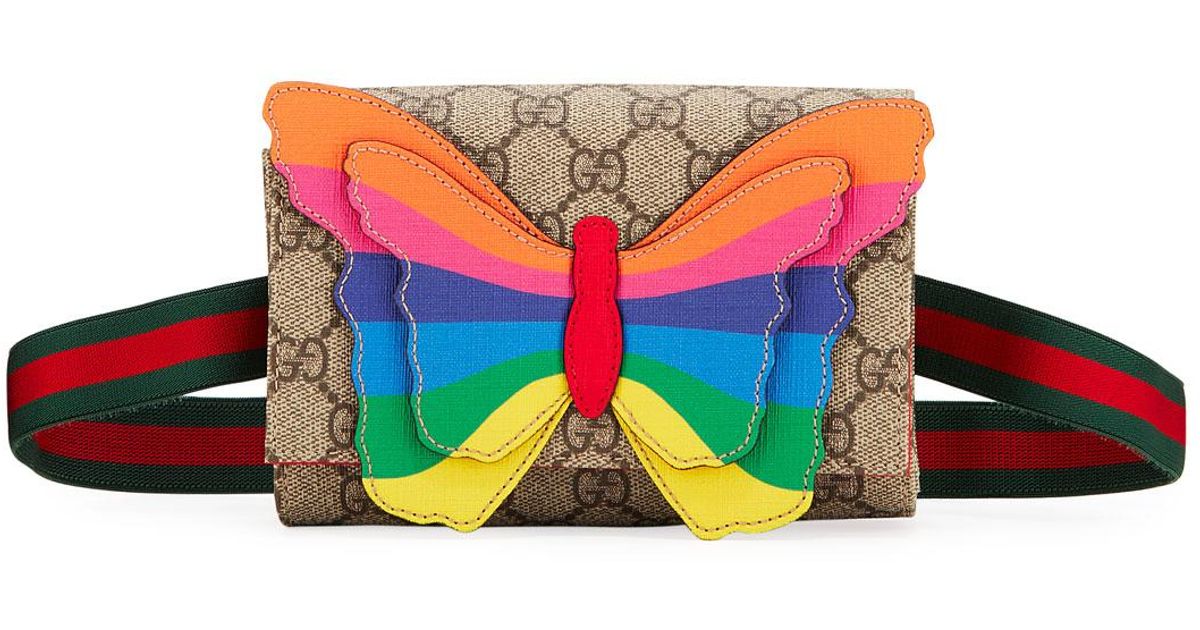 gucci butterfly belt bag