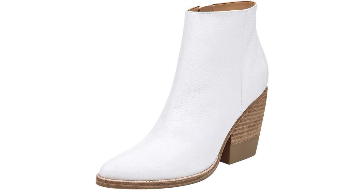 Marc Fisher Bellen Leather Zip Boots in 