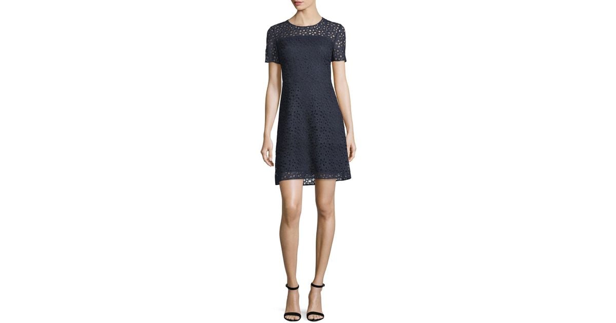 elie tahari ophelia lace sheath dress