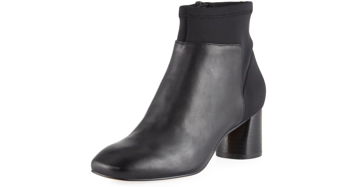 donald pliner cazzie block heel bootie