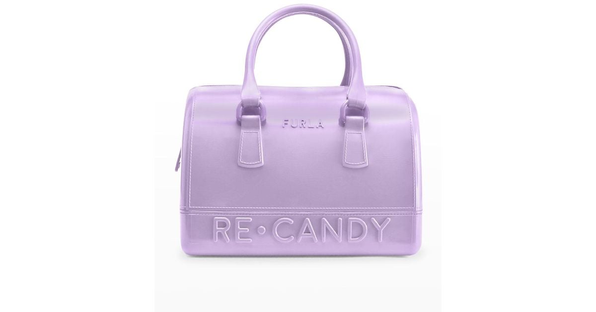 Furla Recandy Boston Tophandle Bag in Purple Lyst