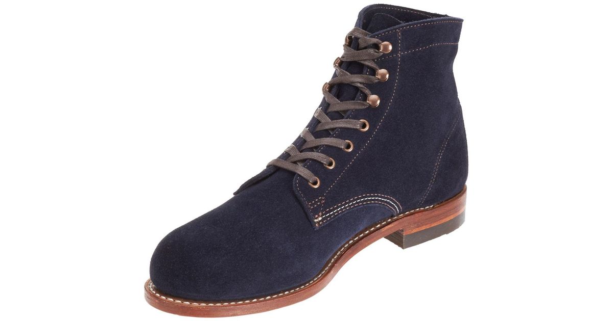 wolverine suede boots