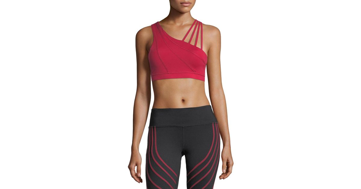 Vimmia Synthetic Strive Strappy Performance Sports Bra in Red - Lyst