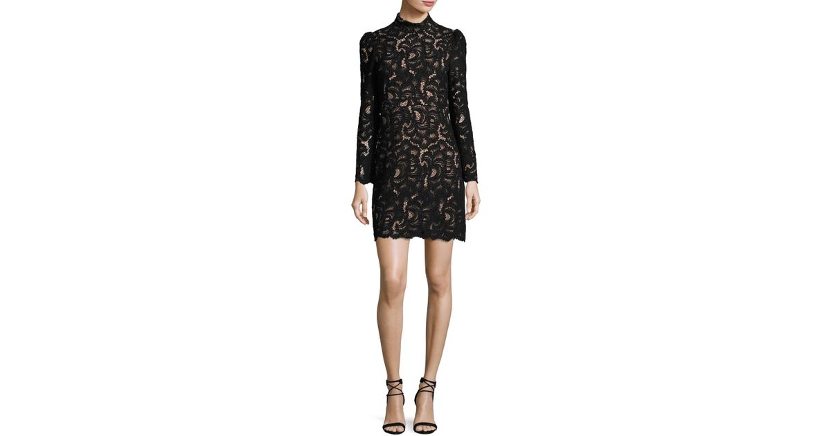 alc long black dress