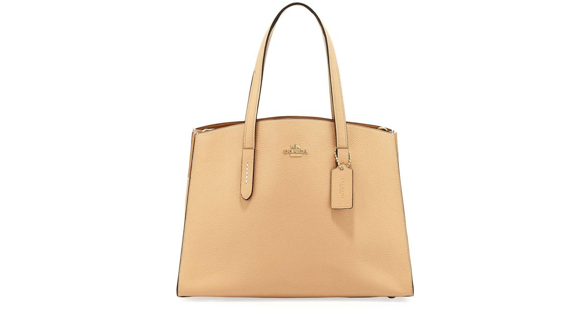 leather carry all tote