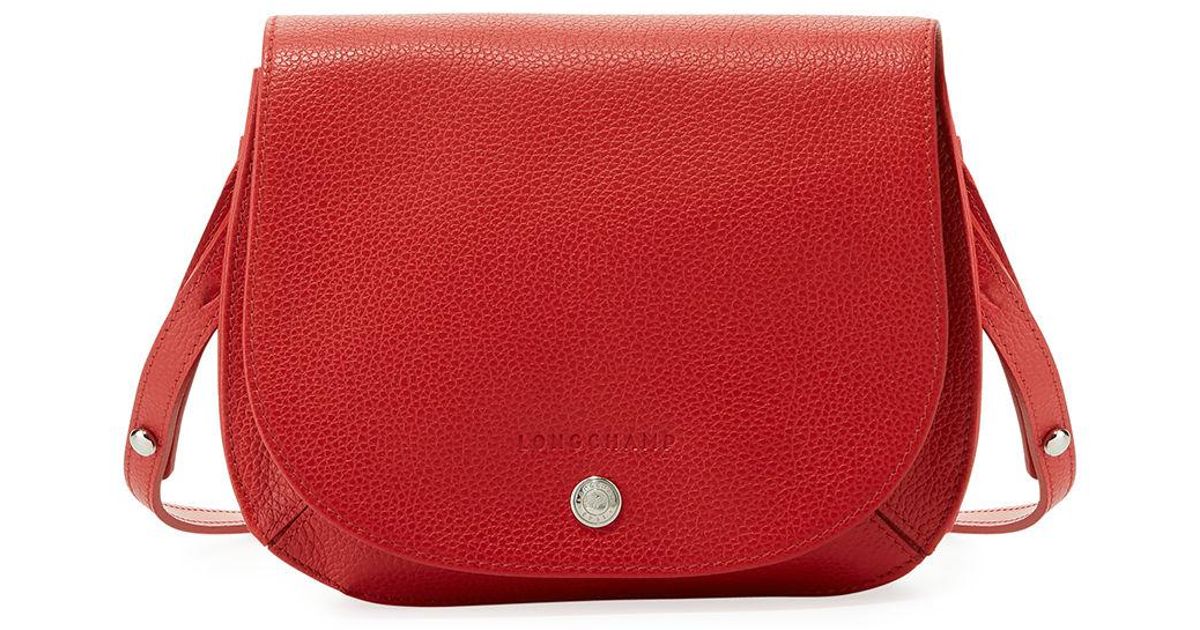 Longchamp Le Foulonne Small Crossbody in Red Lyst