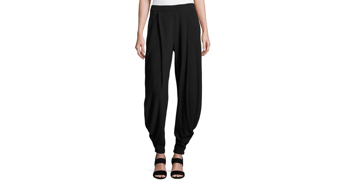 Ralph Lauren Collection Synthetic Kersten Draped Harem Pants In