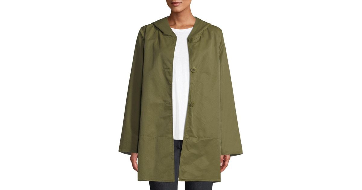 eileen fisher raincoat