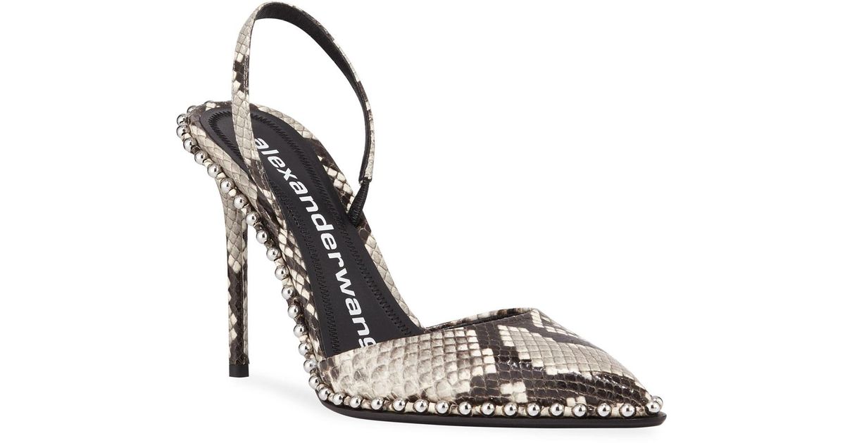 rina studded slingback pump