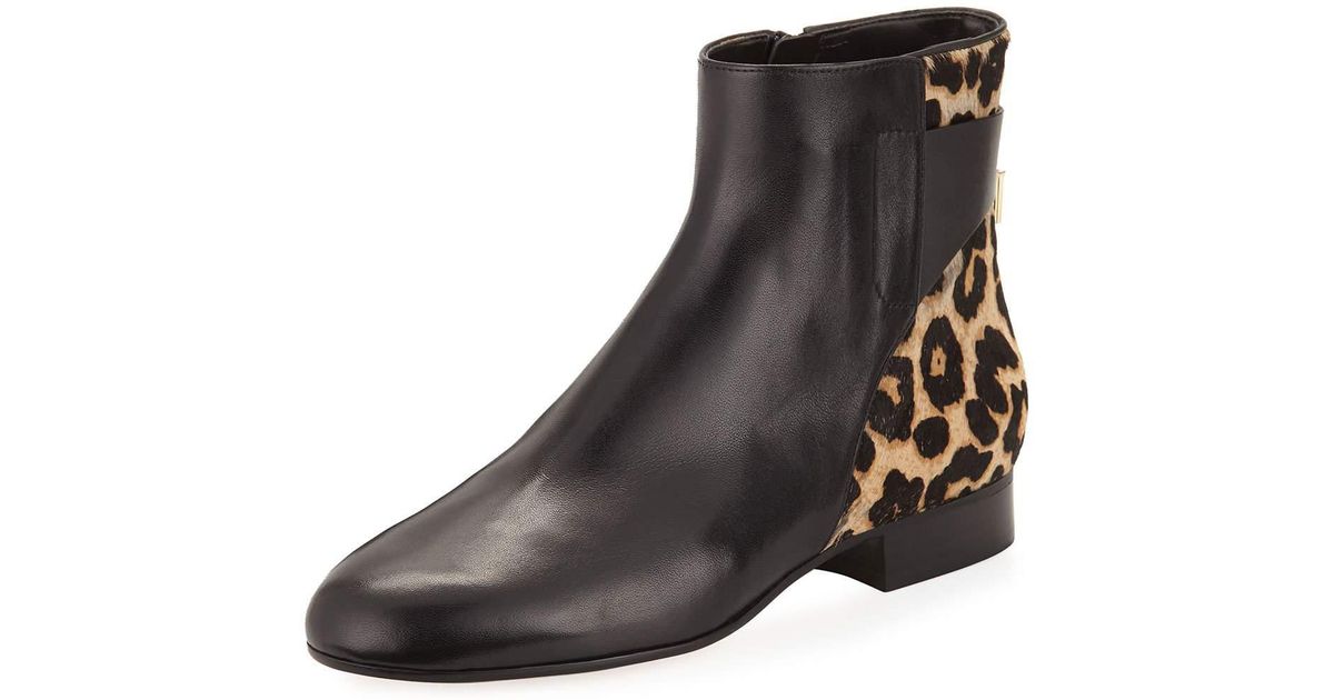 michael kors mira flat bootie