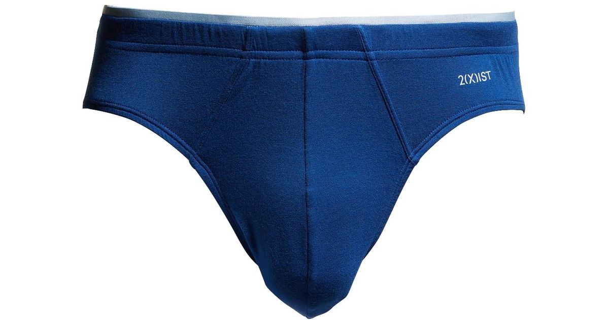 2xist Modal Bikini Briefs in Blue for Men | Lyst