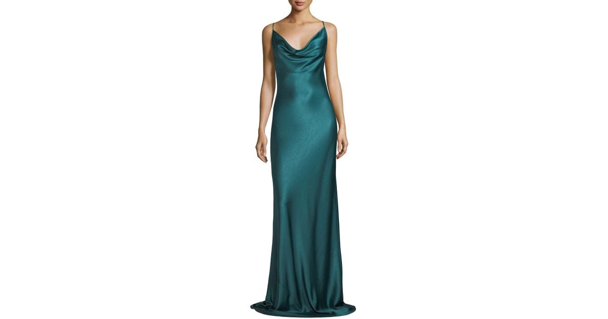 satin bias dress