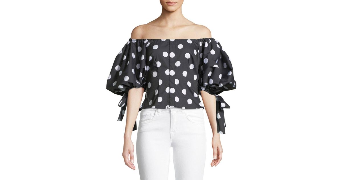 caroline constas polka dot