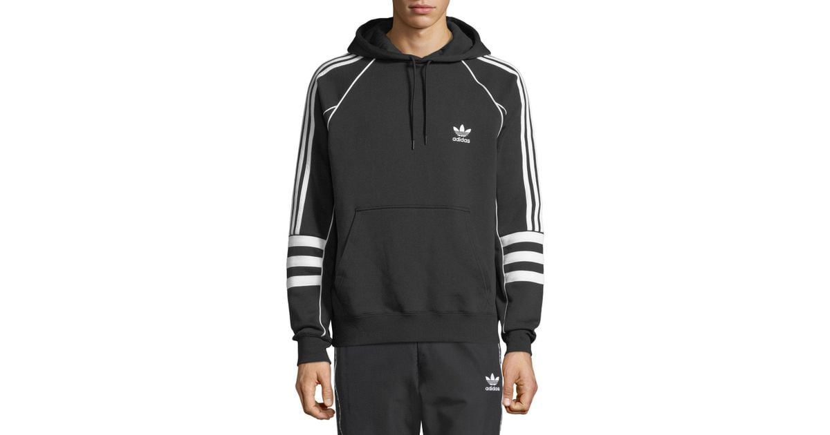 adidas Cotton Men's Authentic Pullover Hoodie Sweatshirt in Black for Men -  Lyst