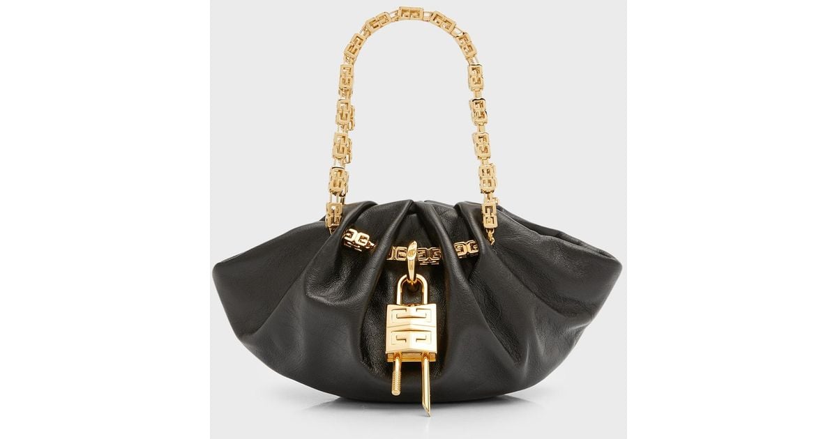 Givenchy Mini Kenny Neo Shoulder Bag In Leather in Black Lyst