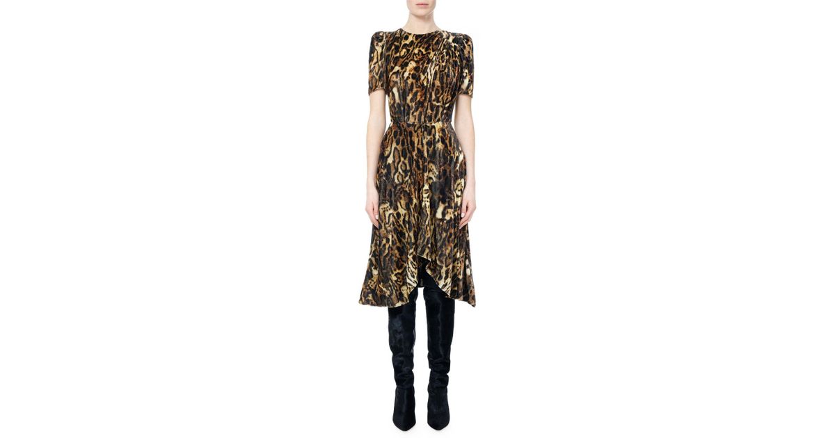 isabel marant leopard dress