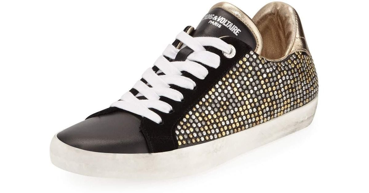 studded platform sneakers