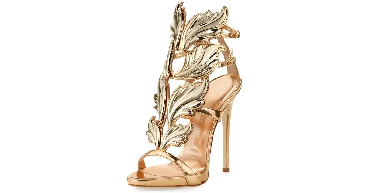 giuseppe zanotti rose gold heels