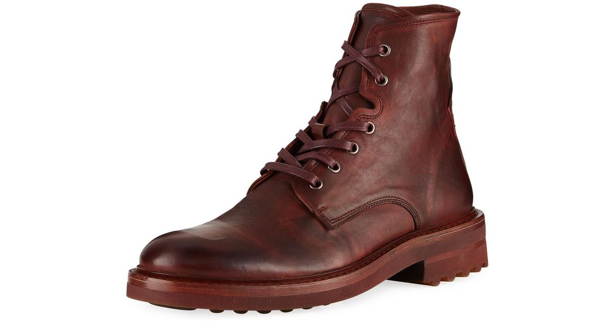 john varvatos lace up boots