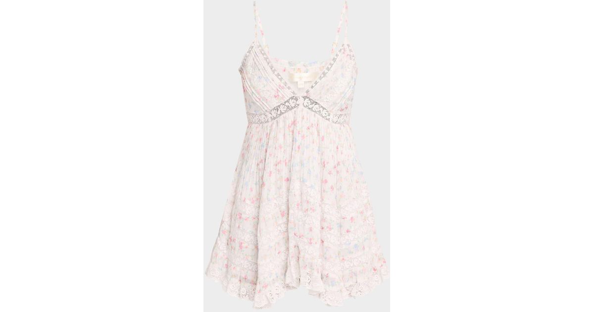 alonna cotton floral mini dress Alonna Blooming Floral Mini Dress Rustic ORCHID / XXL
