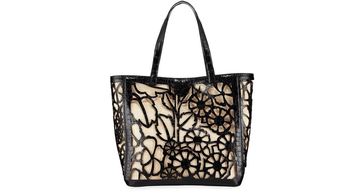 laser cut tote bag