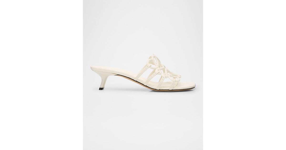 Loew Anagram Espadrille White Black Leather